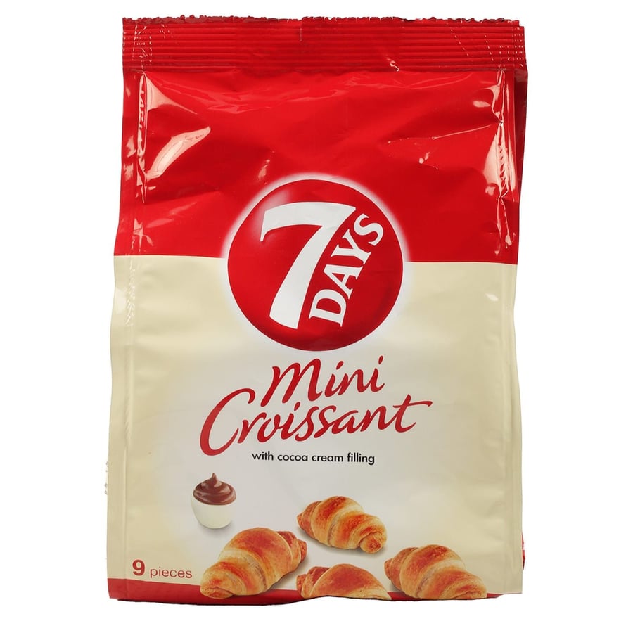 7 Days Cocoa Mini Croissant 9X99G