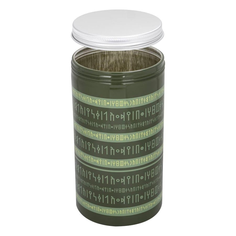 600ml Silver Aluminum Storage Canister with Airtight Lid for Spices and Coffee