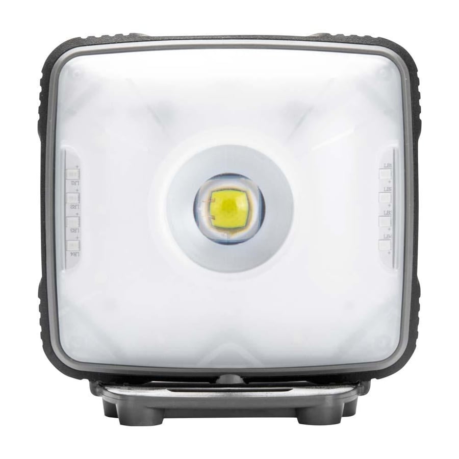 كشاف مخيمات LED بقاعدة مغناطيس متحركة وثلاثة مستويات إضاءة وشاشة عرض