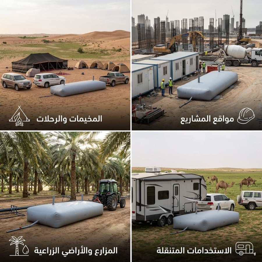 راوية ماء كوري 10500 لتر تستخدم في المخيمات والمشاريع الزراعية ومدن