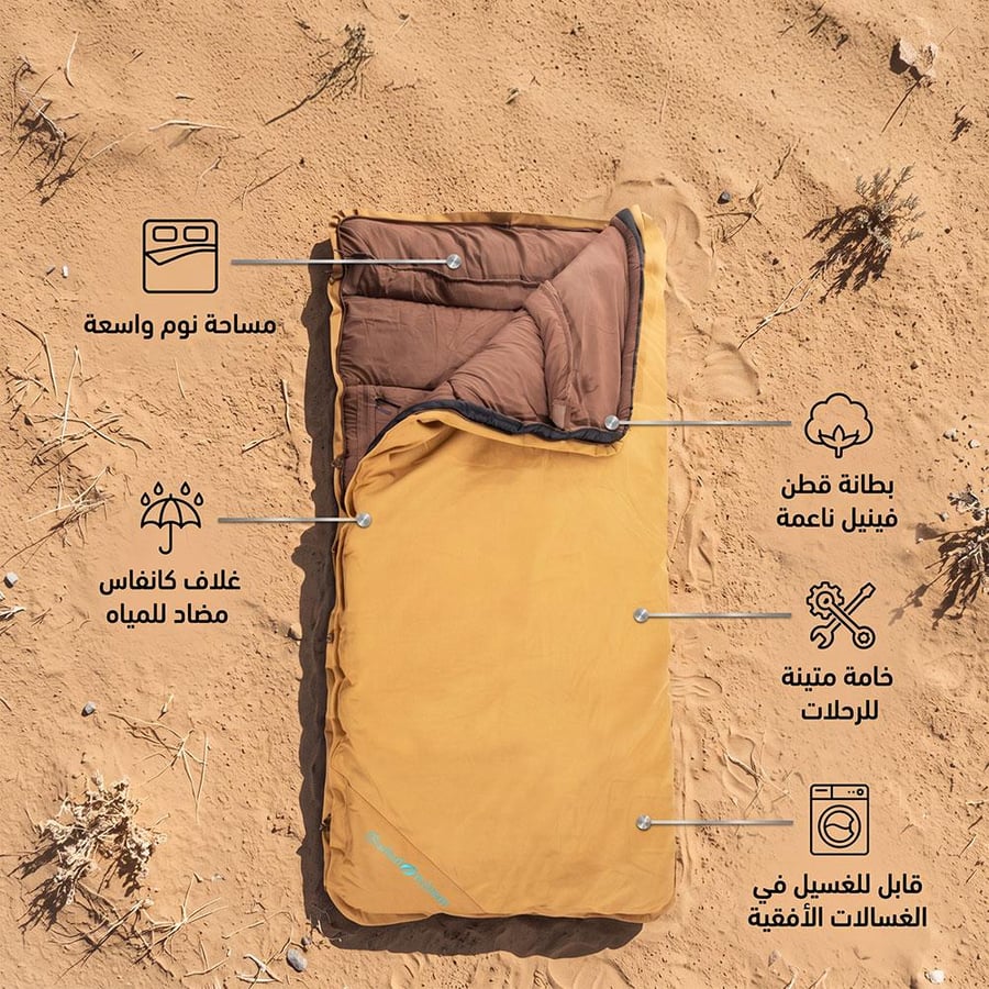 فراش نوم نفود الثويرات مقاوم للماء 210 × 100 سم بمساحة أوسع لنوم مريح