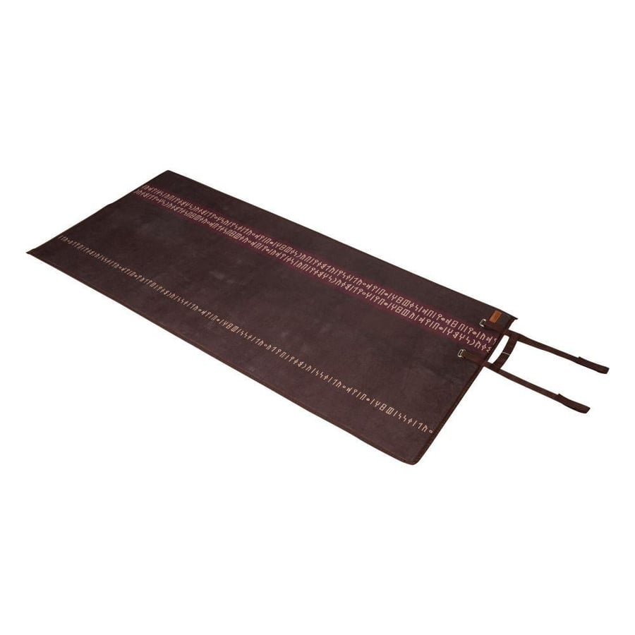 Coffee Foam and Chenille Ground Mat for Desert Camping and Gatherings