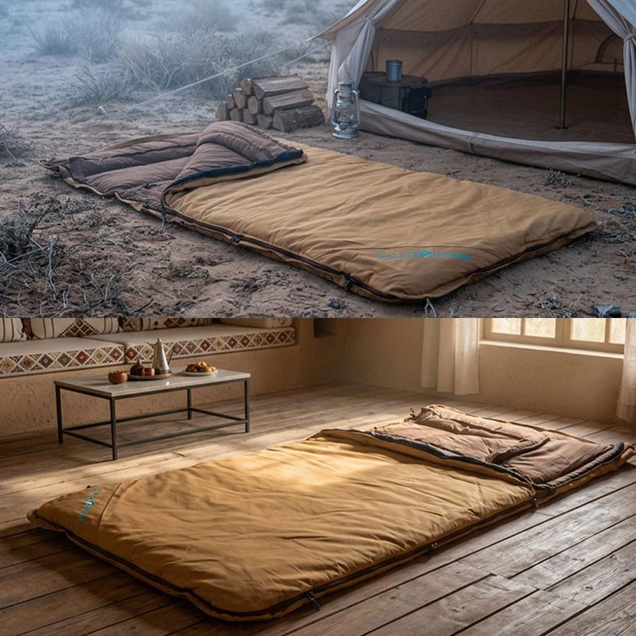 فراش نوم نفود الثويرات مقاوم للماء 210 × 100 سم بمساحة أوسع لنوم مريح
