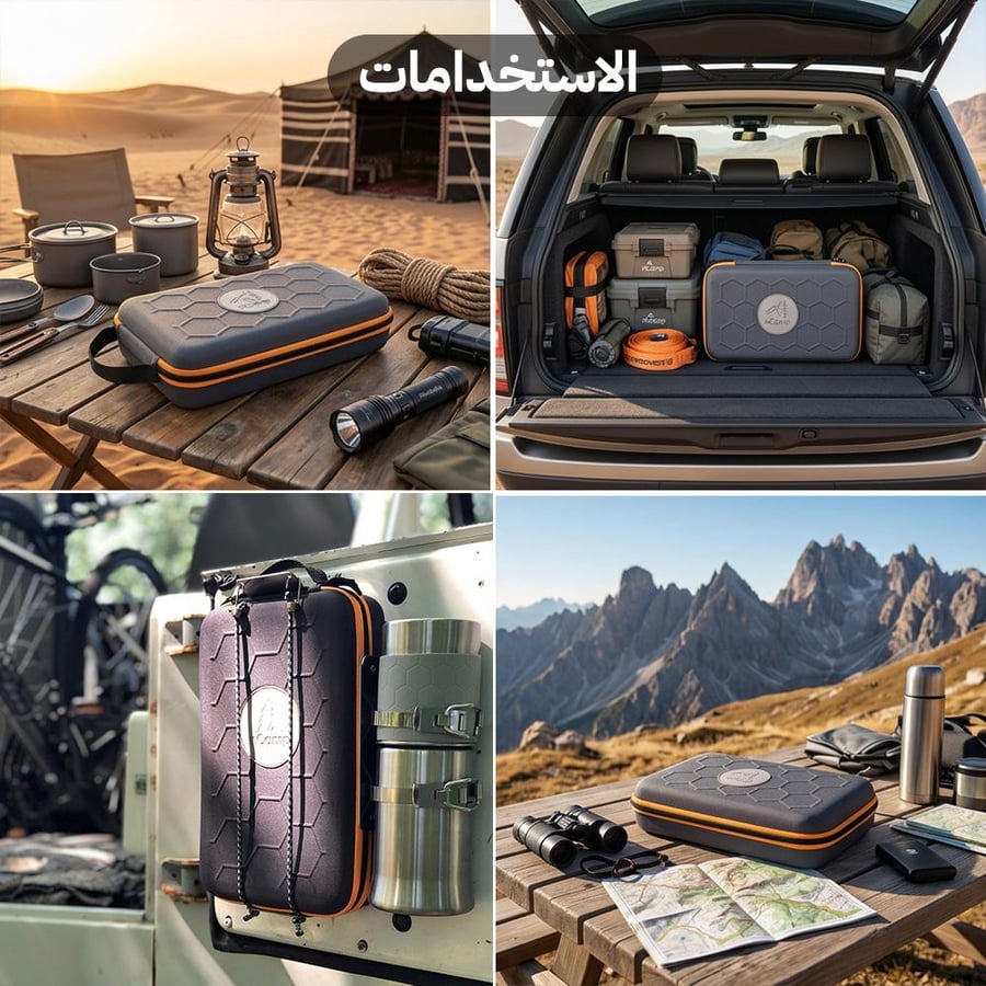 شنطة السفر في صندوق سيارة برحلة تخييم مصنوعة من مادة عازلة للماء