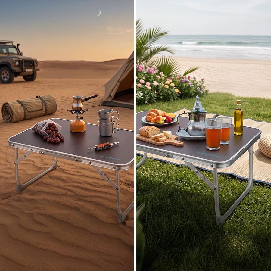 SNBC-0053 Foldable Aluminum Camping Table with 25kg Capacity