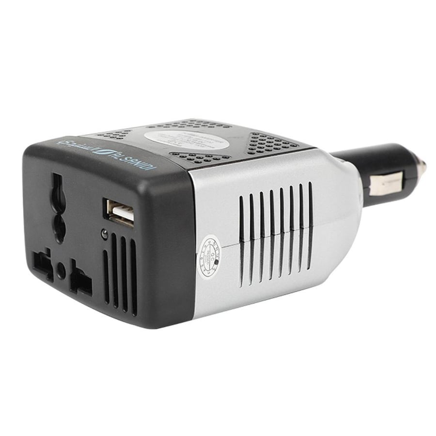 محول كهرباء صغير للسيارة بمنفذ USB ومقبس ولاعة مثالي لشحن الأجهزة