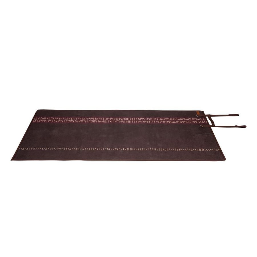 Coffee Foam and Chenille Ground Mat for Desert Camping and Gatherings