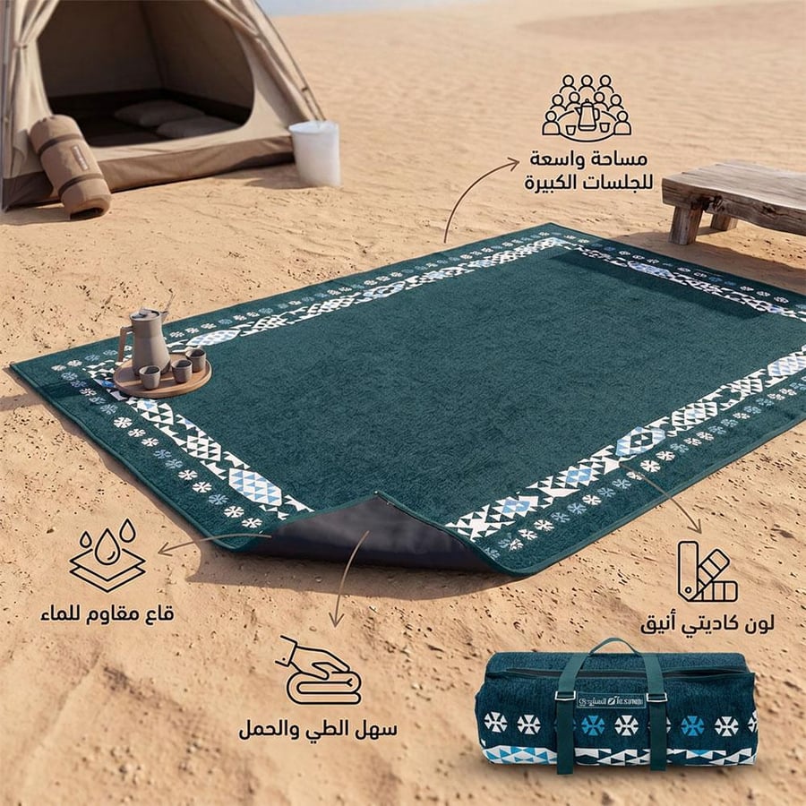 فرشة جلوس 2*3 م، توفر مساحة واسعة،ضمان سنتان