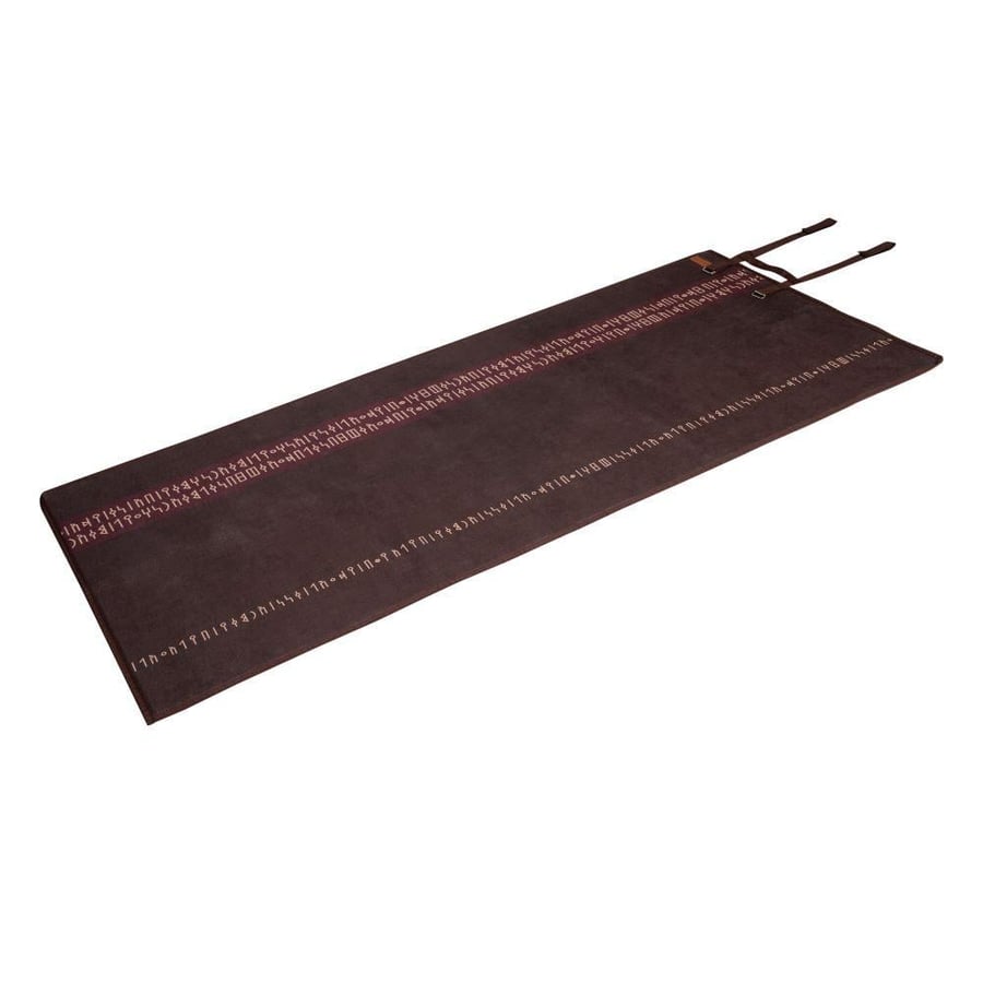 Coffee Foam and Chenille Ground Mat for Desert Camping and Gatherings