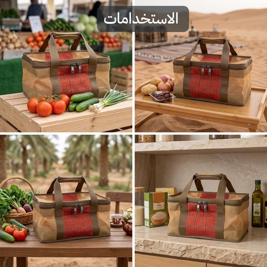SN10949A-N1 Najdi Design Foldable Bag 16L with 3-Year Warranty