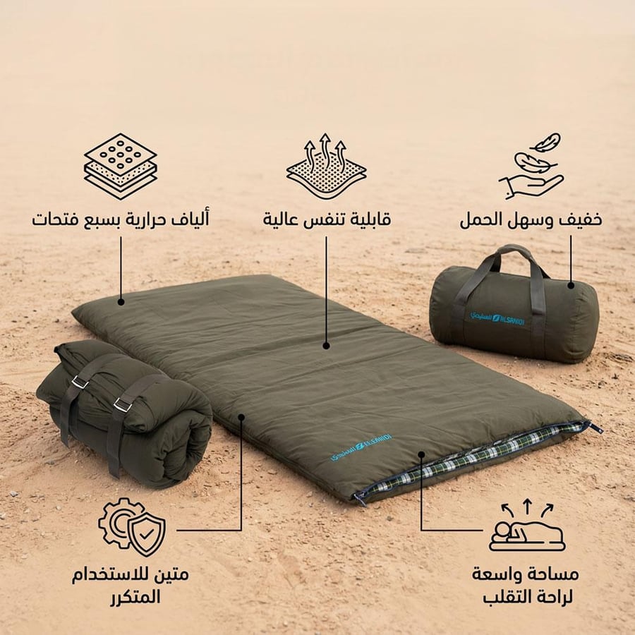 فراش نوم المطور 120 × 220 سم خفيف قابل للتنفس بحشوة تجدد الهواء لنوم مريح