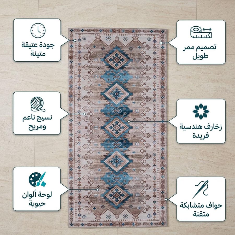 فرشة جلوس 1.5×2 م، تتحمل الاستخدام المتكرر،ضمان سنتان