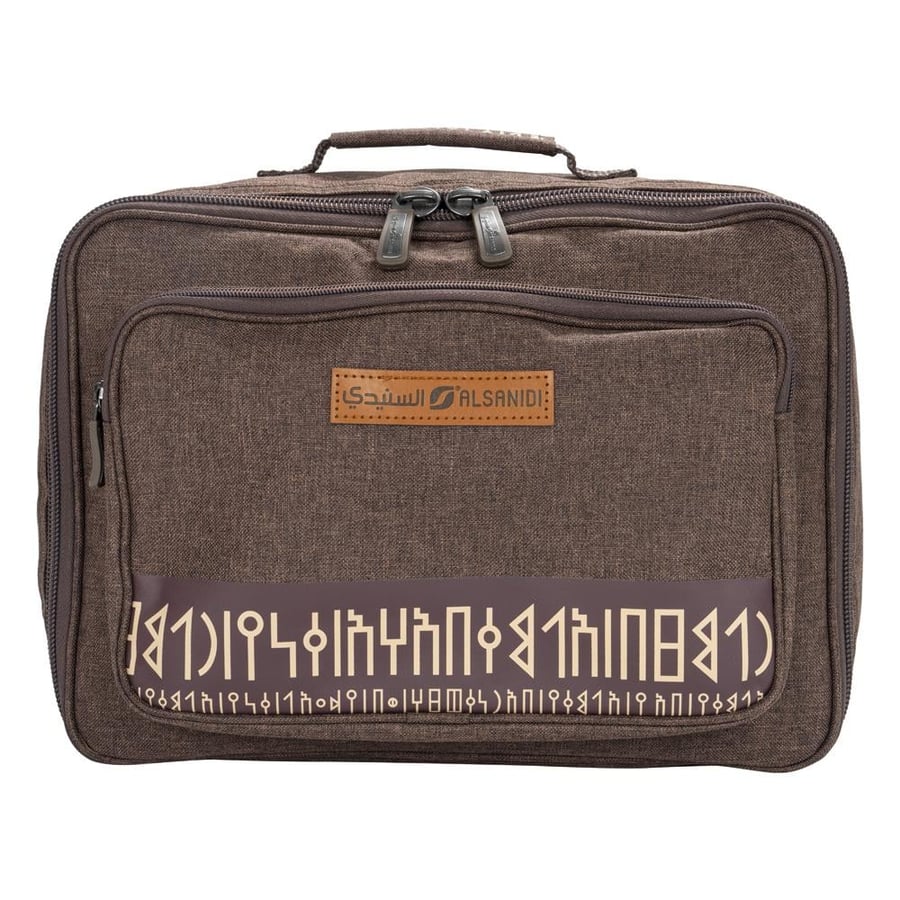 Coffee Oxford Bag for Desert Trips with Water-Resistant Lining