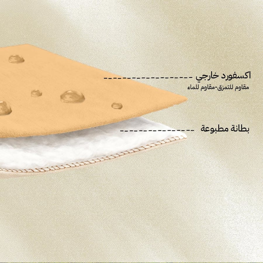 أقمشة أكسفورد الخارجية المقاومة للماء والبطانة المطبوعة لخيمة الوهج
