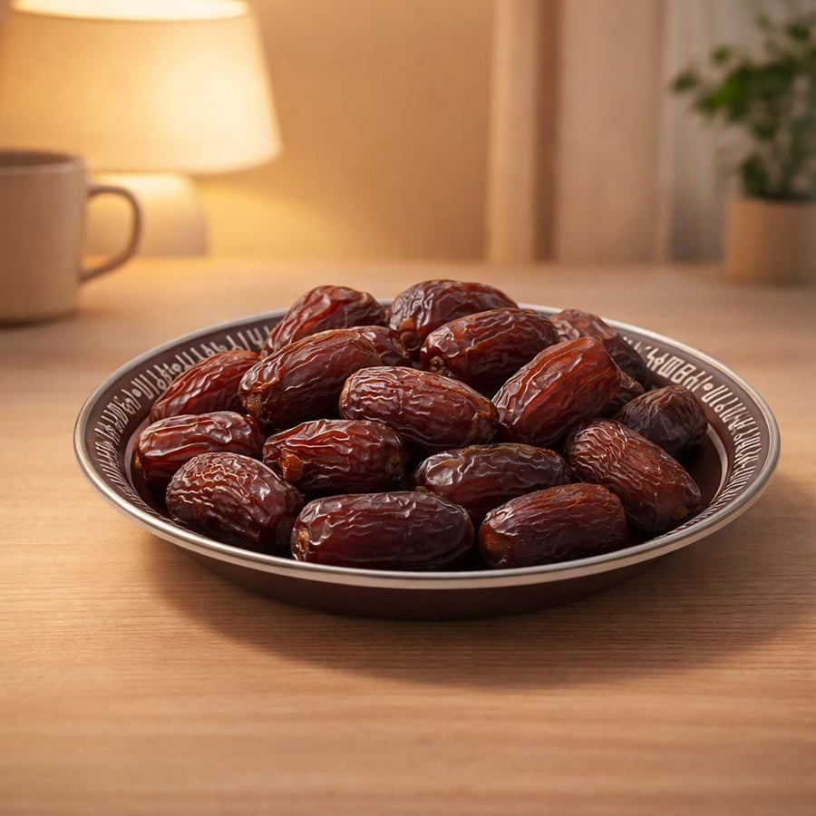 Coffee Enamel Plate 20 cm - Durable and Food Safe for Outdoor Serving