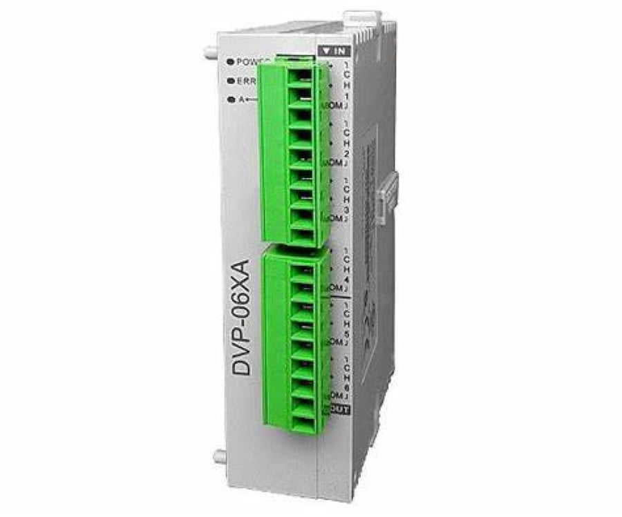 DVP06XA-S2, ANALOG INPUT/OUTPUT MODULE - DELTA