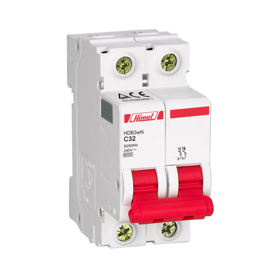 HDB3wN2C450D, 2P/C4A/6kA Circut Breaker - Himel