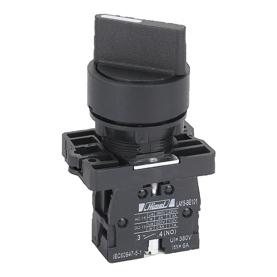 HLAY5ED33-Selector Switch HLAY5 Plastic 3 Position 2NO - Himel