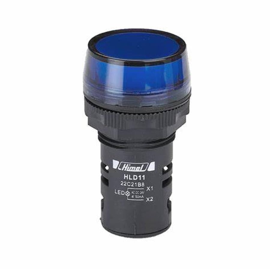 HLD1122C21B8-Indicator LED AC.DC 24V Pure Blue-HIMEL