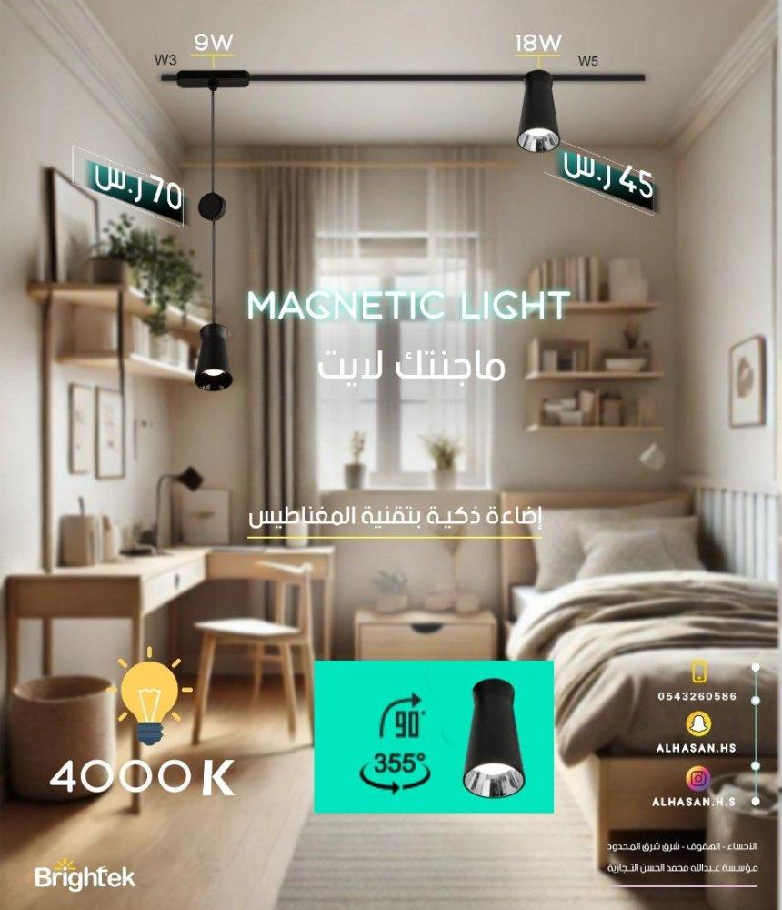 Brightek light magnet