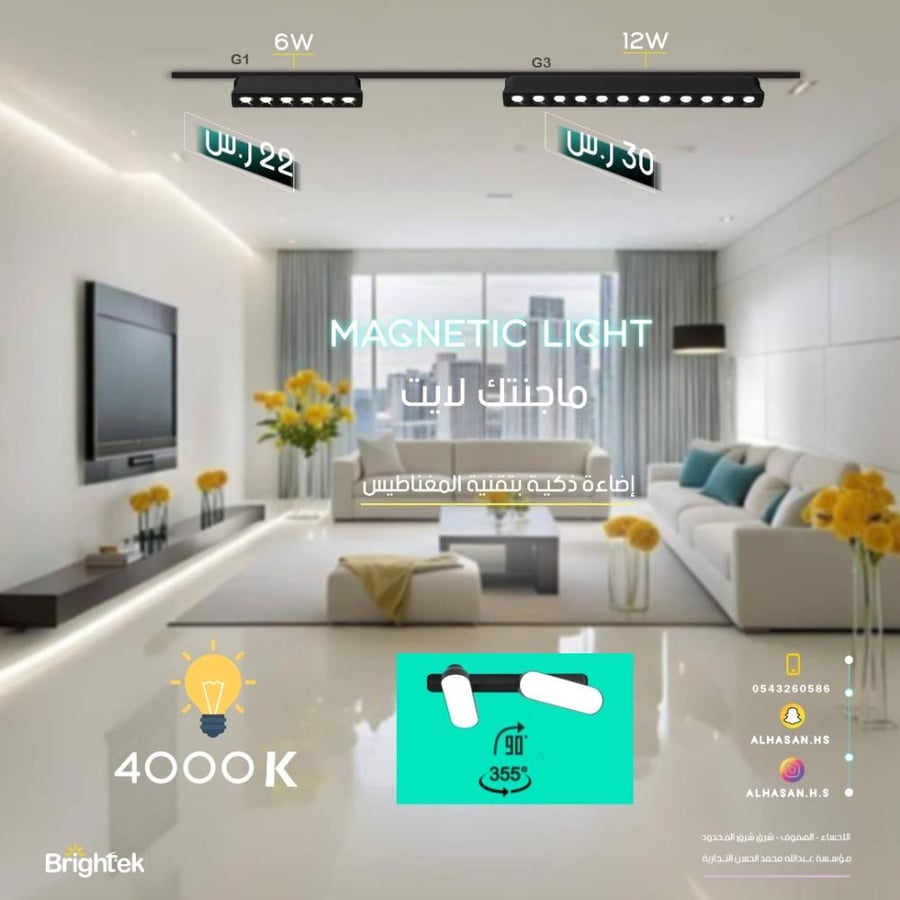 ماجنتك لايت Brightek