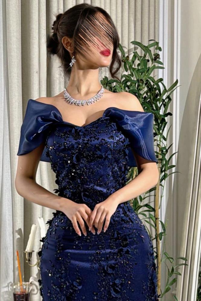 Navy blue dress