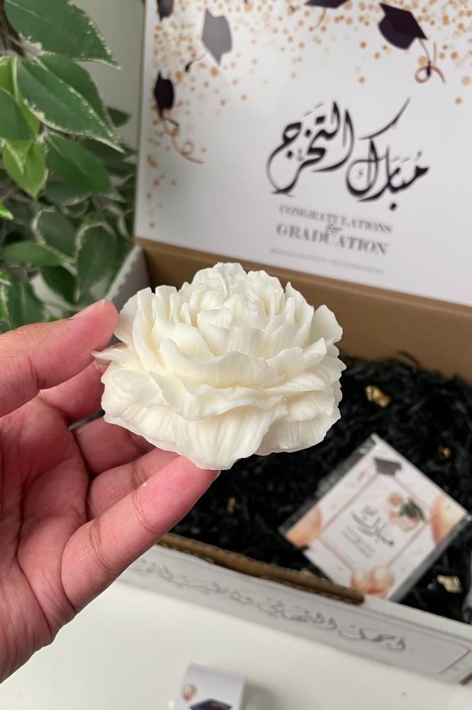شمعة الجوري بثيم التخرج