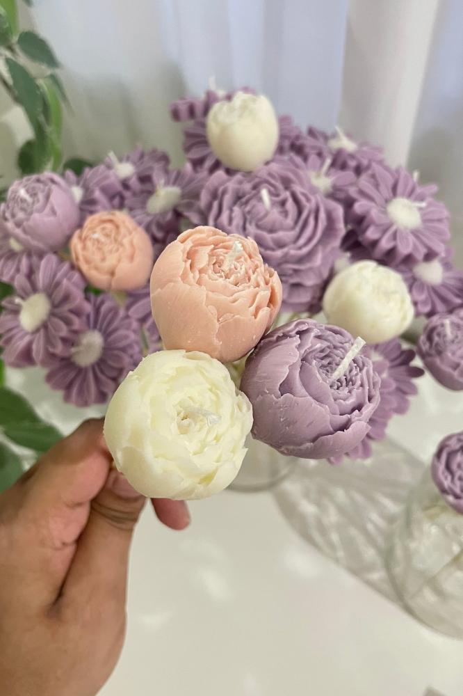 باقة شموع معطرة للمناسبات