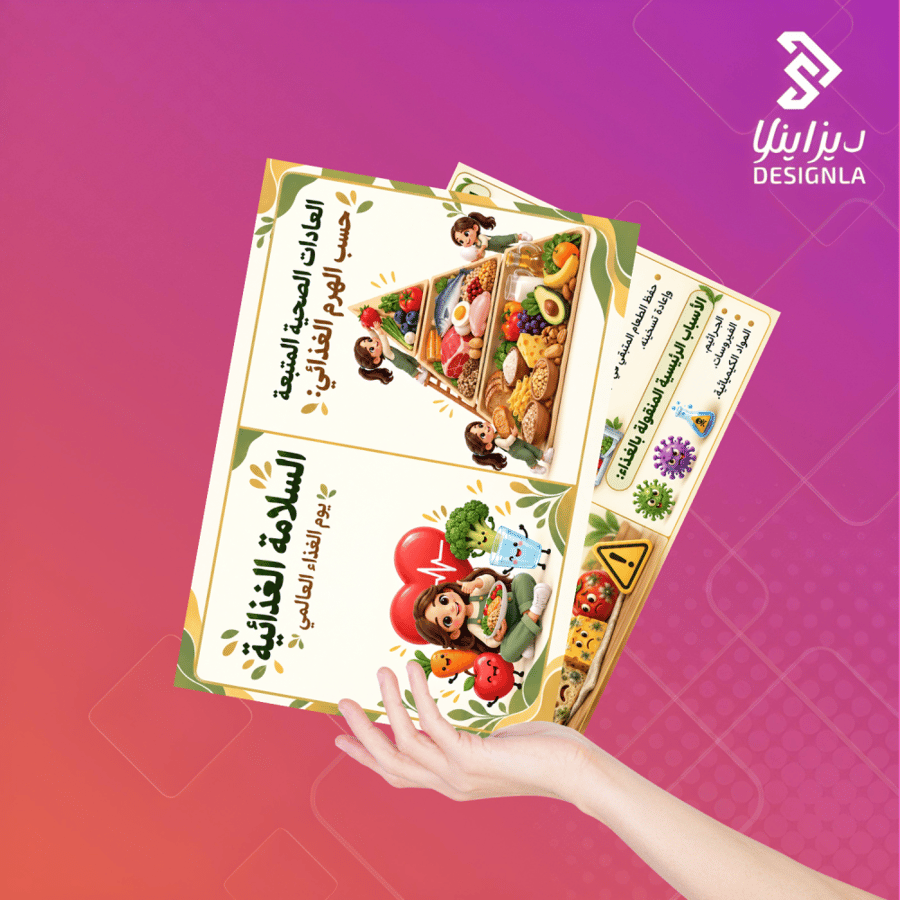 مطوية يوم الغذاء العالمي ( السلامة الغذائية )