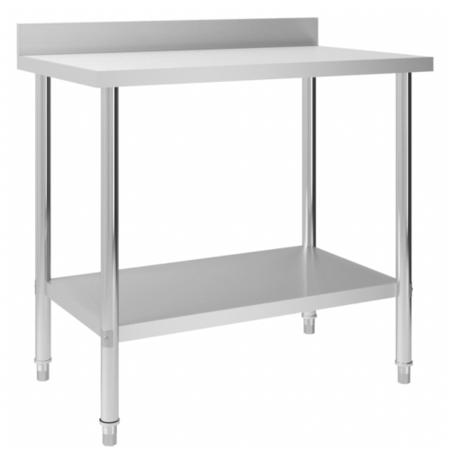 Stainless Steel Work Table - 120 × 60 × 85 cm