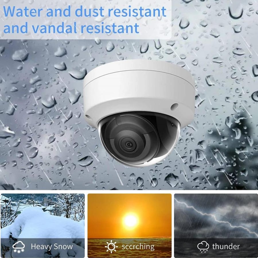 كاميرا IP هيكفيجن DS-2CD2183G2-LI/I بدقة 8 ميجابكسل مع ميكروفون ورؤية ليلية ذكية
