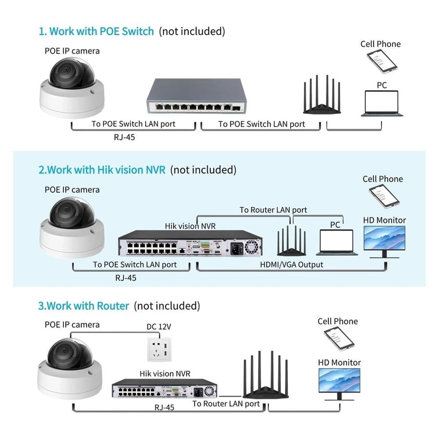 كاميرا IP هيكفيجن DS-2CD2143G2-I بدقة 4 ميجابكسل مع رؤية ليلية