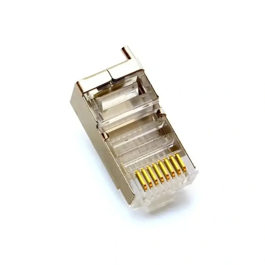رأس توصيل شبكة RJ45 معدني CAT6A من نوع RJ7