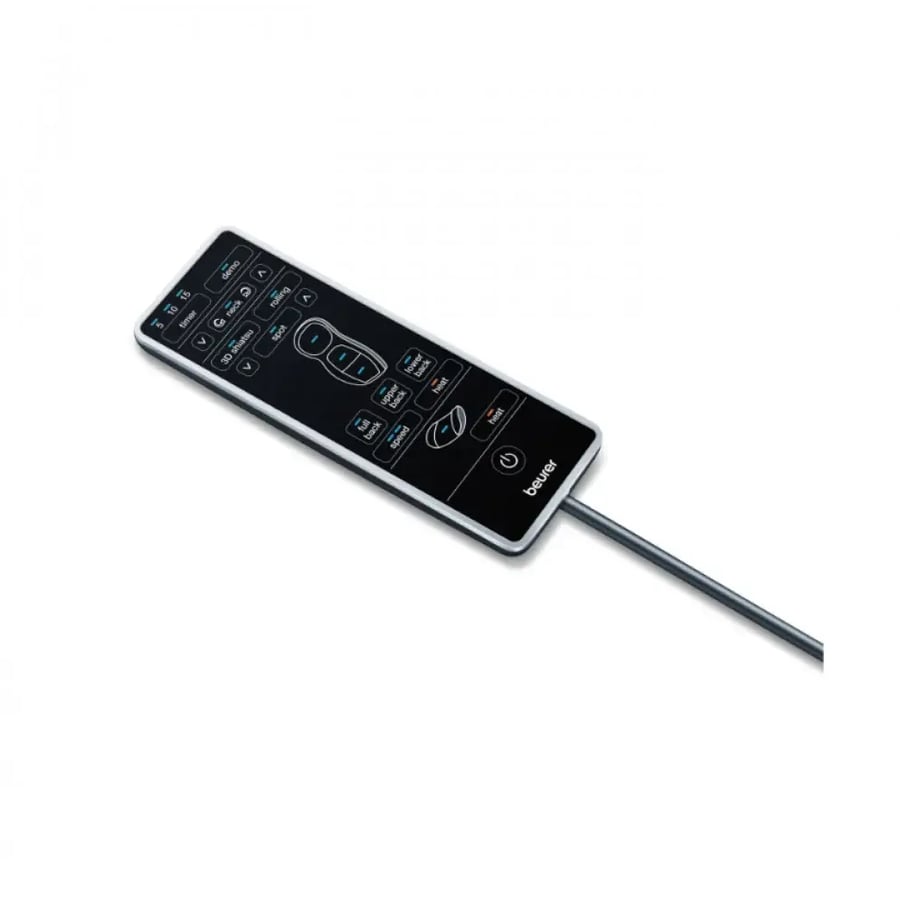 بيورر MG295 HD غطاء مقعد بخاصية تدليك الشياتسو ثلاثي الأبعاد باللون الأسود BEURER