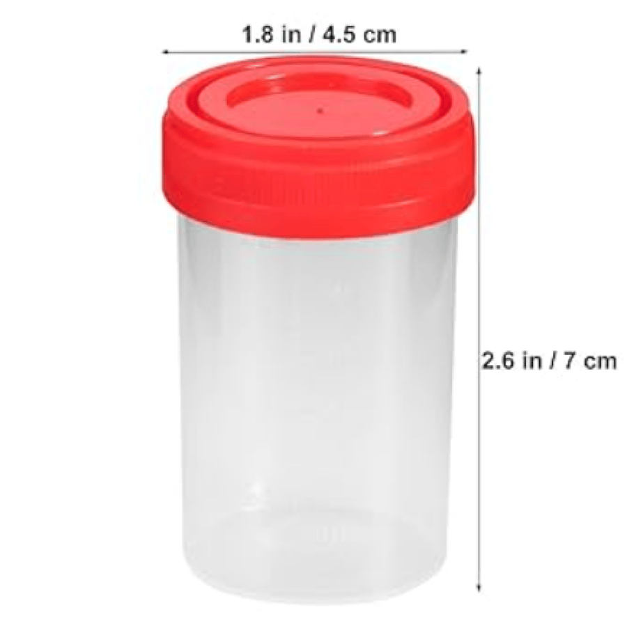 Urine analysis container 60 ml