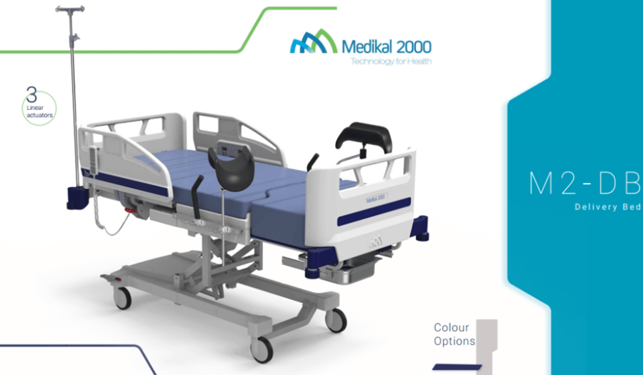 Electric bed for childbirth, model M2-DB, Medikal 2000