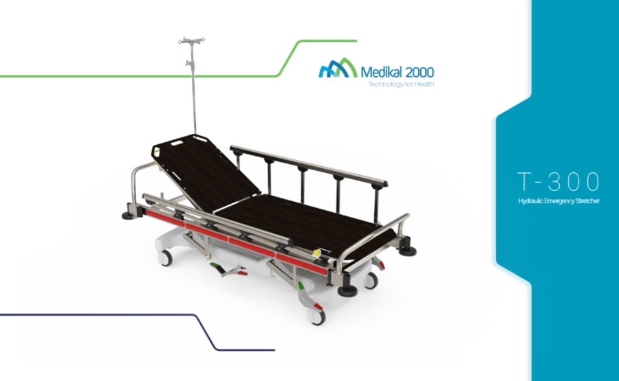 Hydraulic patient stretcher model M2-T300