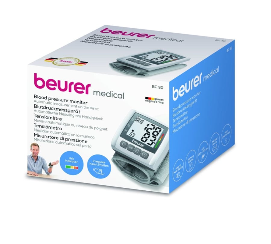 Blood pressure monitor device wrist BEUERE BC30