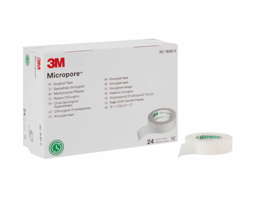 شريط جراحي ميكرو بور ابيض 3M MICROPORE - 1530-0