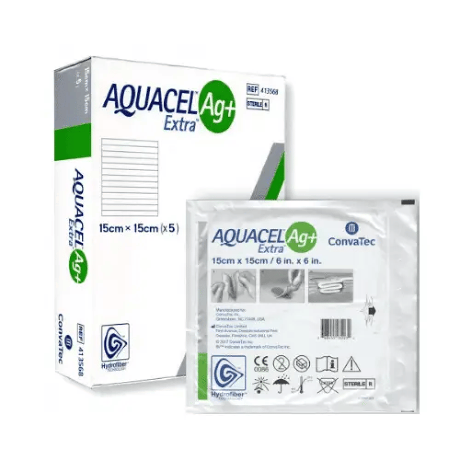 ضماد اكواسيل بالفضة بتقنية الهايدروفايبر ConvaTec AQUACEL AG