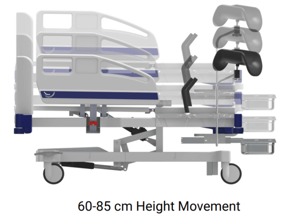 Electric bed for childbirth, model M2-DB, Medikal 2000
