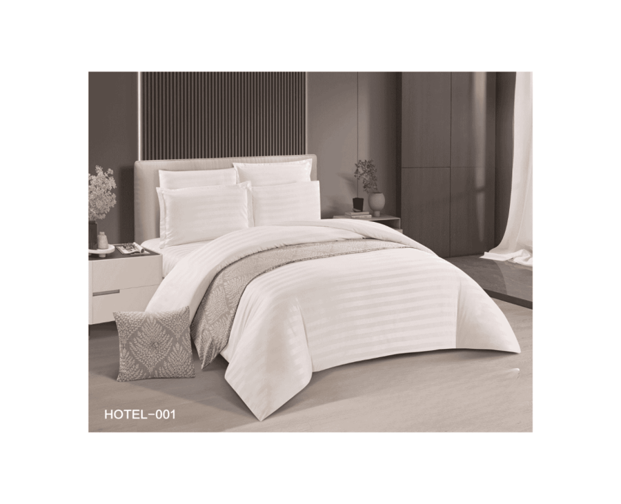 طقم لحاف Hotel فندقي -مفرد ونص 7 قطع