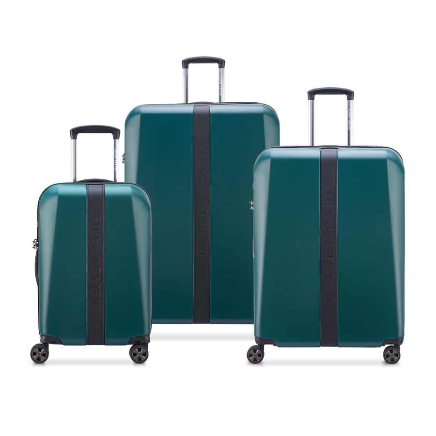 PROMENADE HARD 3-PIECE SET 55/70/82CM GREEN