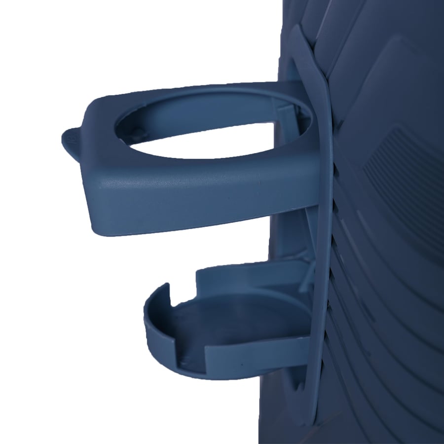 طقم حقائب سفر4قطع  ضد الكسر من الـ PPالبولي بروبلين.بتصميم هندسي عصري وحامل أكواب ومنفذ USB – اسود