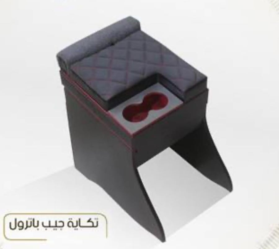 تكاية جيب باترول فتك مع اكواب خلفية لون اسود 2005-2023