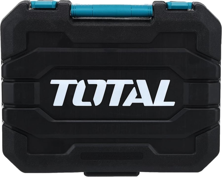 دريل شحن مع شنطة عدة 81 قطعة توتال THKTHP10812 total tools