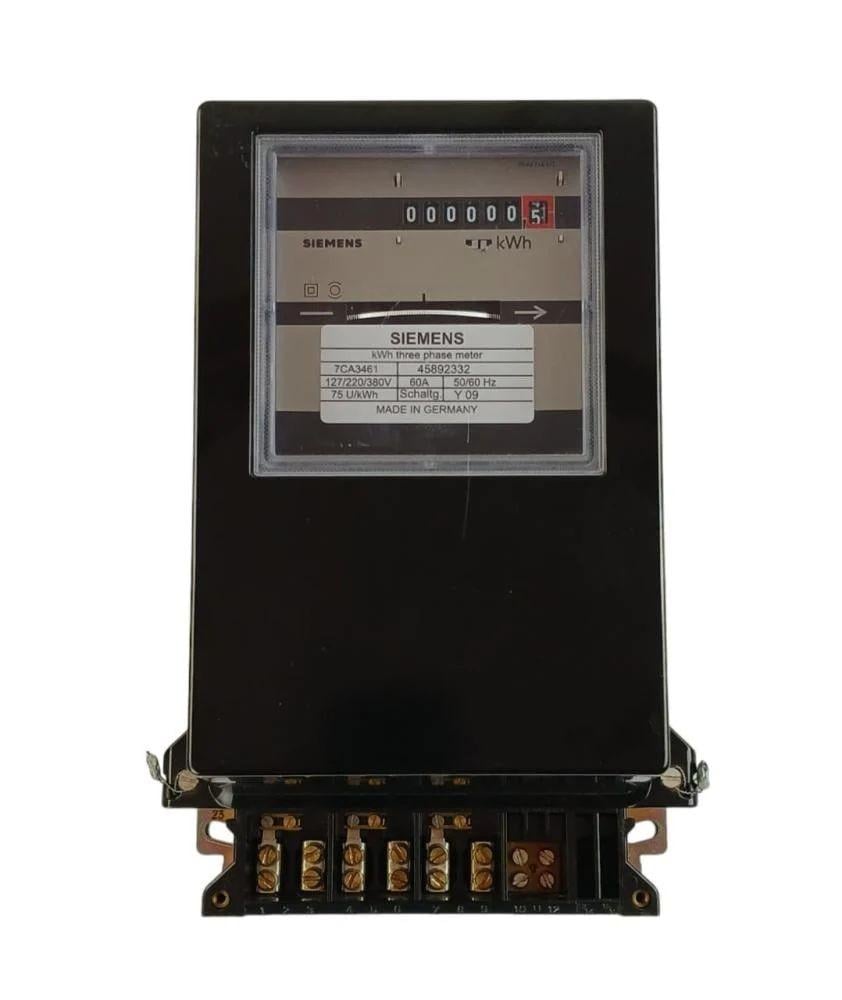 عداد كهرباء لقراءة الاستهلاك 40 × 60 × 100 امبير الماني SIEMENS