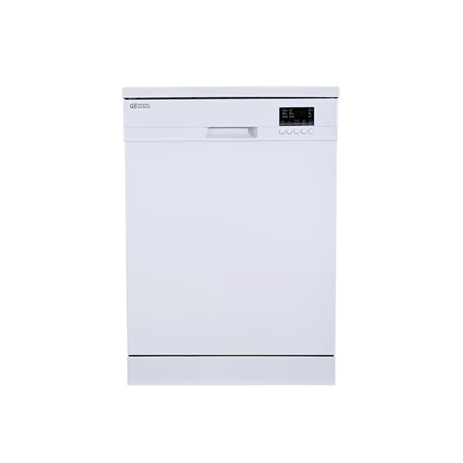 غسالة صحون جنرال سوبريم  5 برامج 13 مكان 2 رف أبيض GSDW1325WG