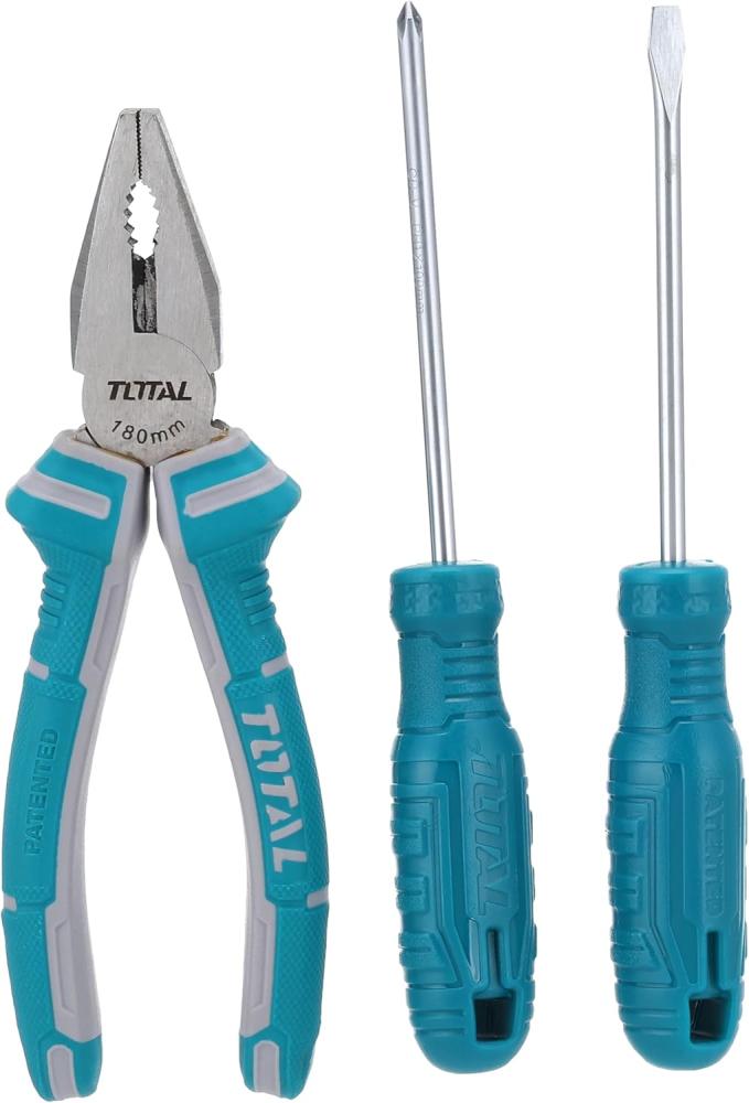 دريل شحن مع شنطة عدة 81 قطعة توتال THKTHP10812 total tools