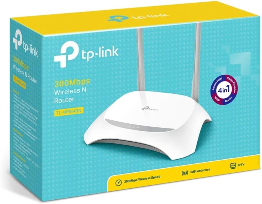 راوتر تي بي لينك مقوي شبكة واي فأي TL-WR840N | 300 Mbps Wireless N Router